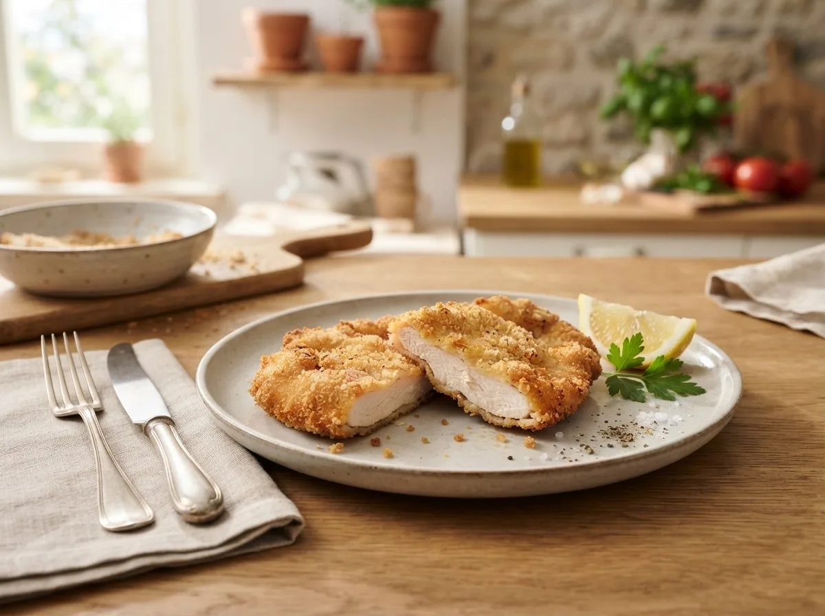 Cotoletta di pollo croccante